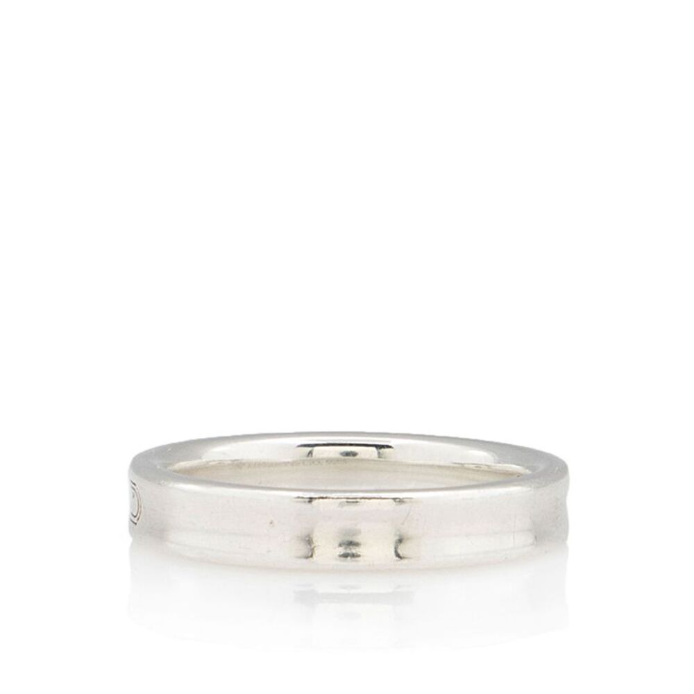 Tiffany & Co. Vintage Sterling Silver 1837 Narrow Ring - Size 7 3/4 - Picture 3 of 4